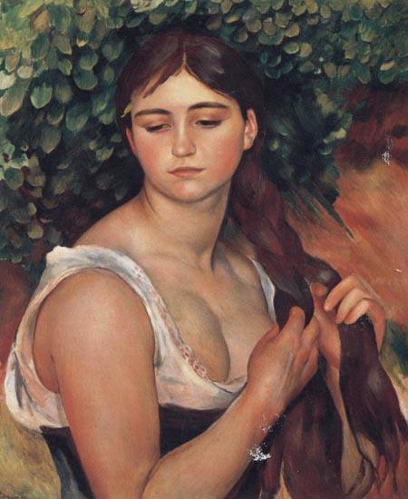 Pierre Renoir The Braid(suzanne Vdaladon)